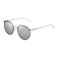 Silver Frame Black Frame Reflective Films Mirrored Lens