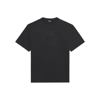Balenciaga Lion's Laurel Logo T shirt