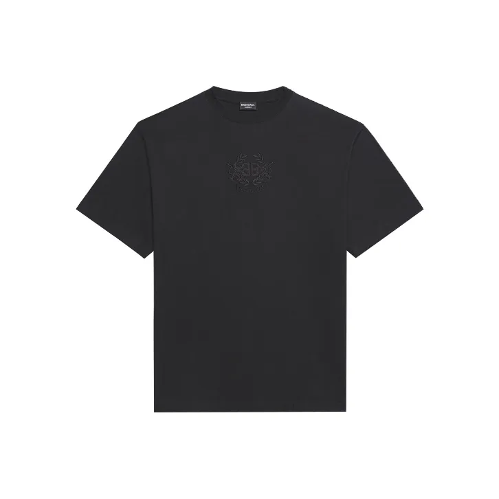 Balenciaga Lion's Laurel Logo T shirt-0