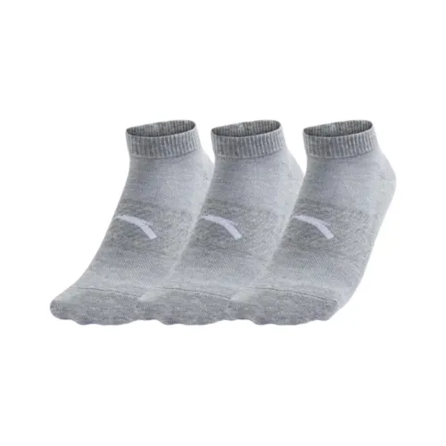 Anta Variety Training Collection Ankle Socks Unisex Light Heather Gray