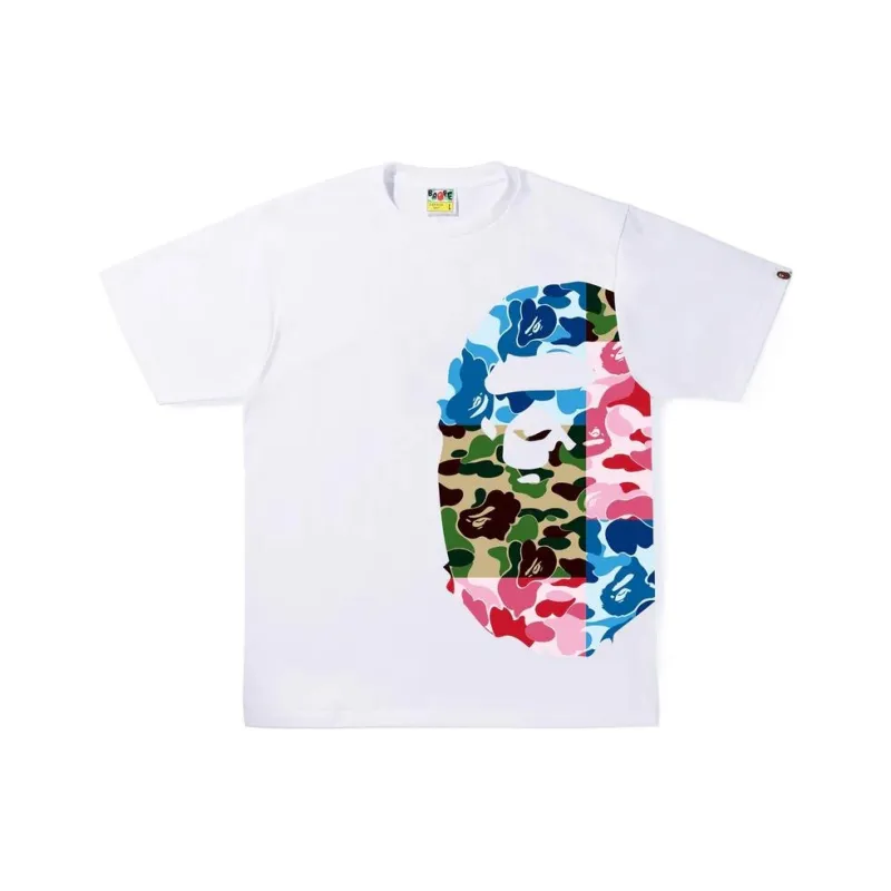Bape Abc Camo Crazy Side Big Ape Head Tee-3