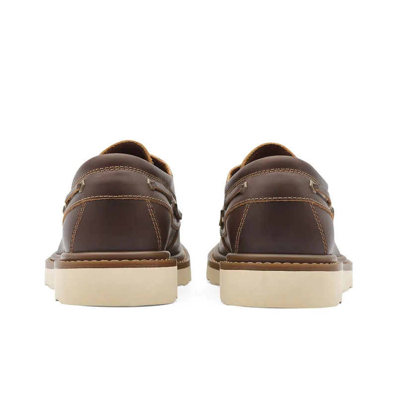 CAT Boat Shoes Men's Dark Brown-3