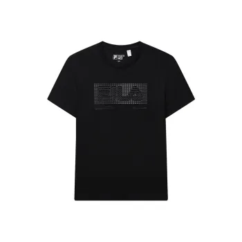 FILA Set in Sleeve T Shirt Men's Jet Black