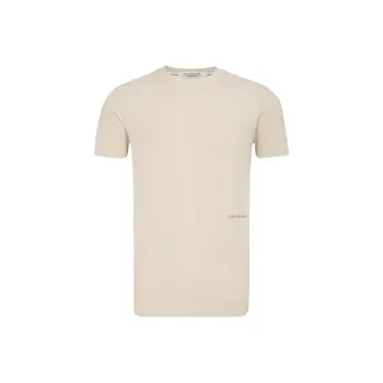 CALVIN KLEIN T Shirt Men's Light Khaki