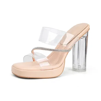 TADSW Slip Resistant Slide Slippers Women's Apricot