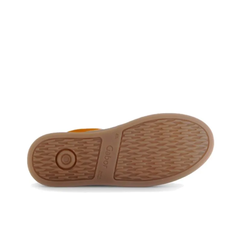 Gabor Comfort Low Top Skateboard Shoes Women's Orange-5