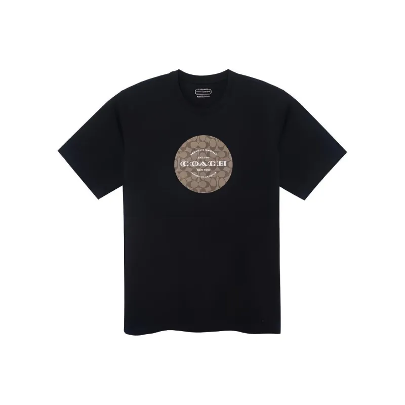 COACH T Shirts Unisex Black-0