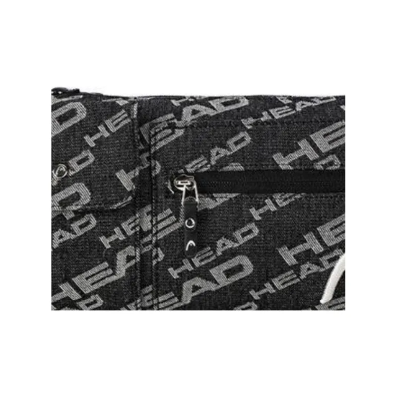 HEAD Fabric Fanny Pack Medium Size Unisex Black-3