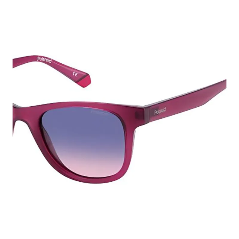 Polaroid Plastic Square Sunglasses Men's Purple-1