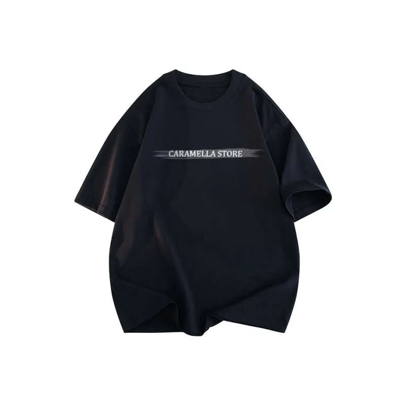 Caramella Drop Shoulder Sleeve T Shirt Unisex White-7