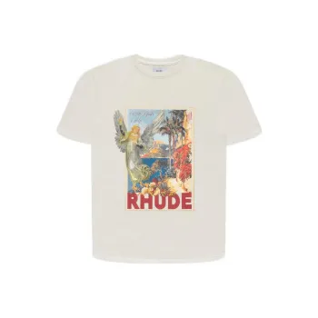 RHUDE T Shirts Unisex Ecru