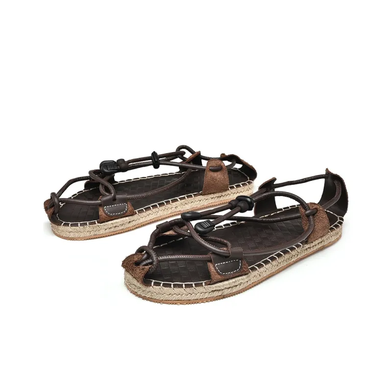 TOMAY Roman Sandals Men-4