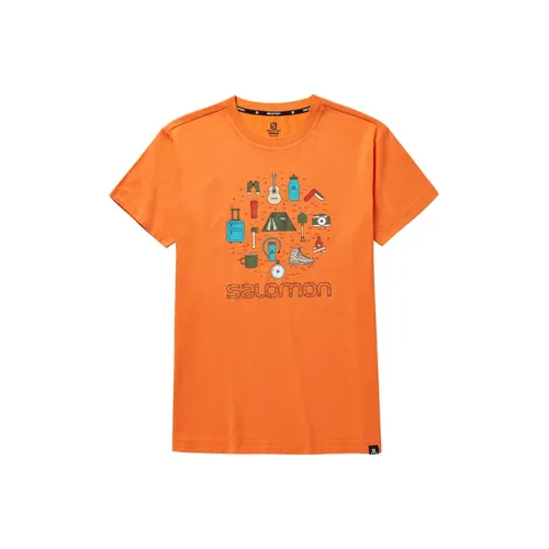 SALOMON ODSW E.S/S TEE T-Shirts Unisex Orange