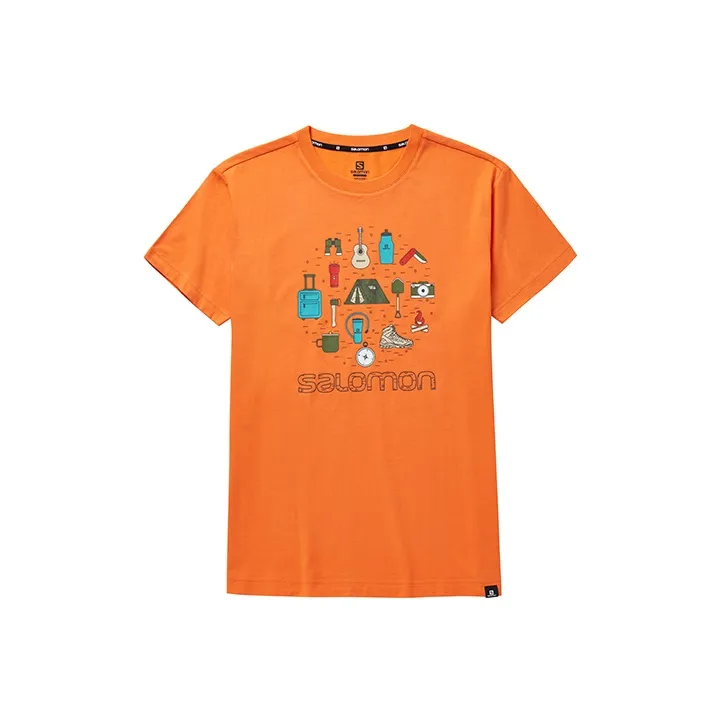 SALOMON ODSW E.S/S TEE T-Shirts Unisex Orange-0