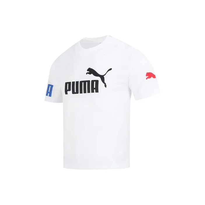 PUMA Men's Casual Series T Shirts Men White-0