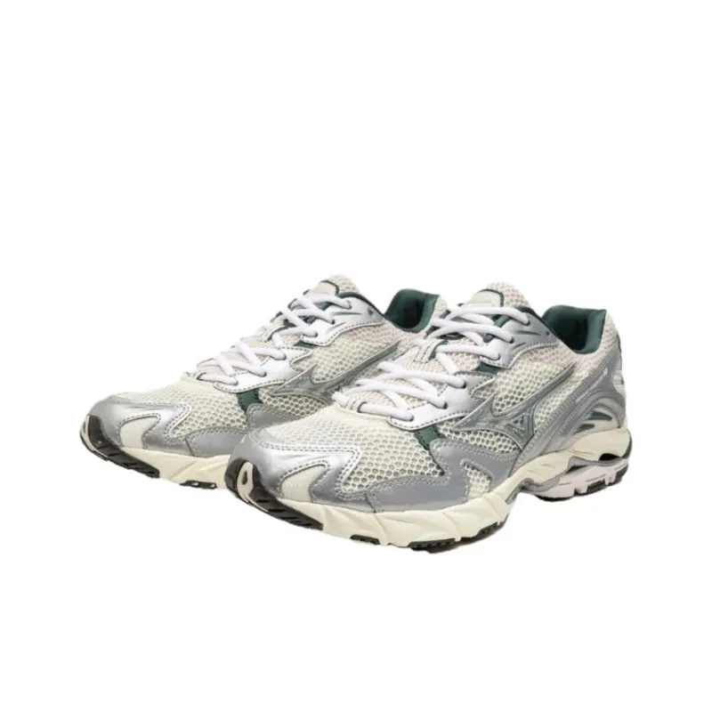 Mizuno Wave Rider 10 White Slate Bistro Green-1