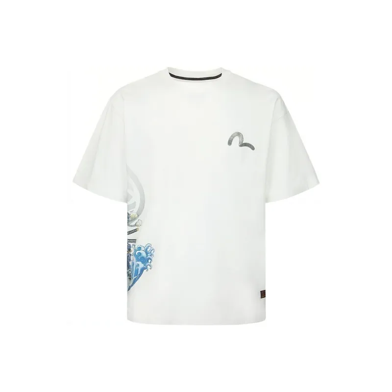 EVISU T Shirts Men White-0
