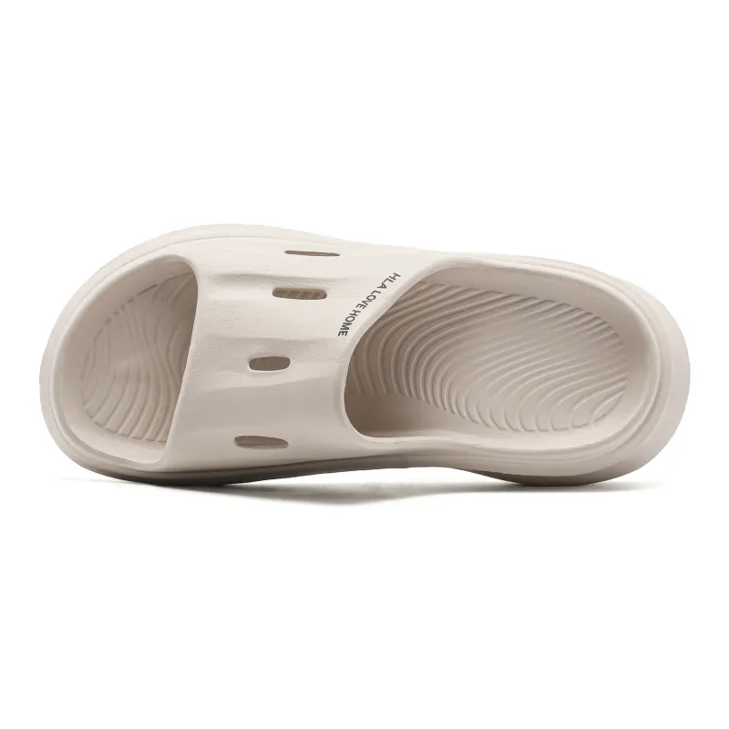 HLA Summer Indoor Slippers Platform Height Increasing Lightweight Home Unisex Slippers-1