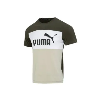 PUMA T-Shirts Men Army Green