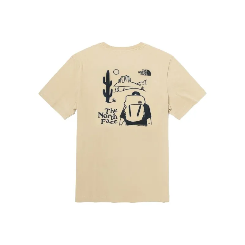 THE NORTH FACE Set in Sleeve T Shirt Unisex Khaki-0