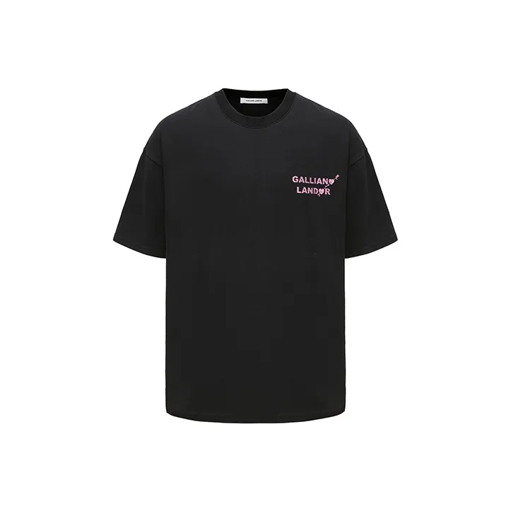 GALLIANO LANDOR SS21 T Shirt Unisex Black-0