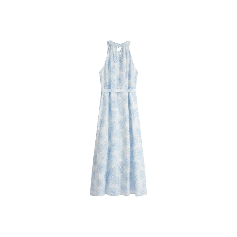 Inman Slip Dresses Women's Lake Blue Floral-1