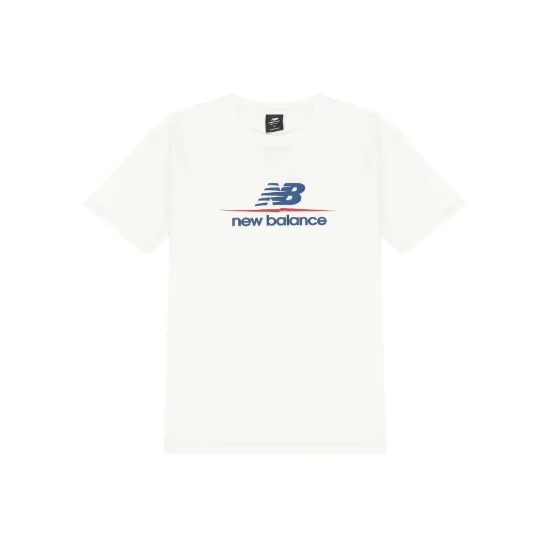 New Balance T Shirt Men's Ivory White-0