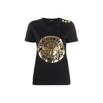 BALMAIN T Shirts Men Black