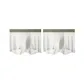 99040-G Set-Color Block Ice Silk Pants-Pea Green+Pea Green (2 Pack)