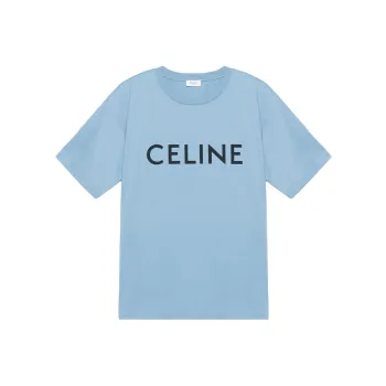 CELINE T Shirts Men Blue