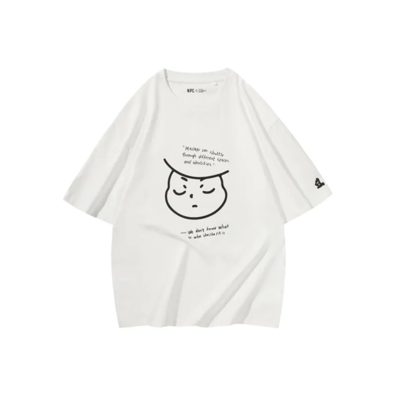 NPC Joint Brand Of NPC X MAIMAI T-Shirts Unisex Ecru-0