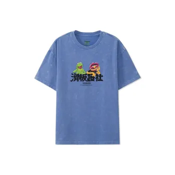 Disney X LINING T Shirts Men Blue