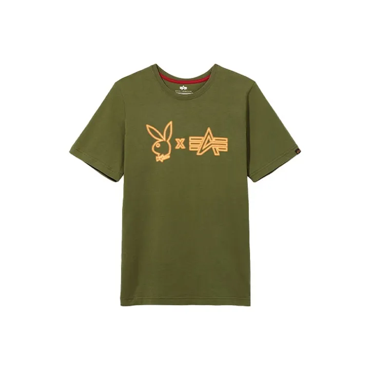 Playboy X Alpha Industries T-Shirts Unisex-2