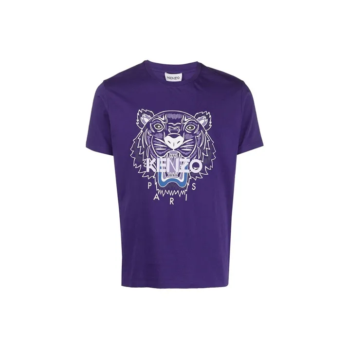 KENZO T Shirts Men Purple-0