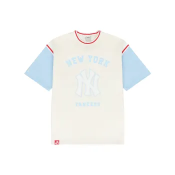 MLB T Shirts Unisex Cream