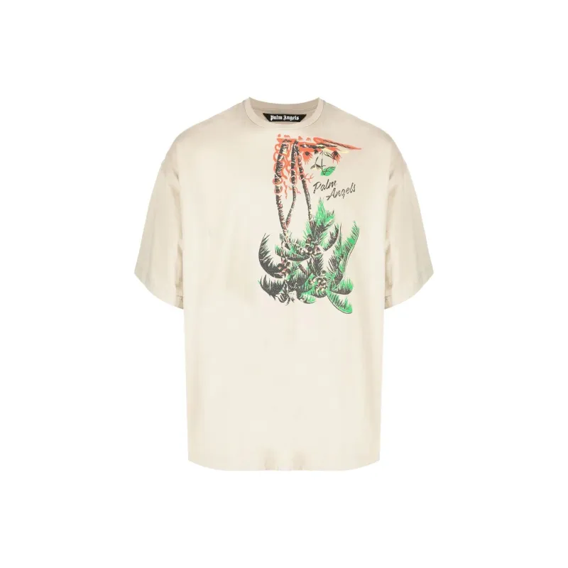 PALM ANGELS Upside Down Palm Tee-0