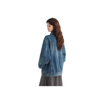 PLANE DRIFT Denim Jacket Unisex Blue