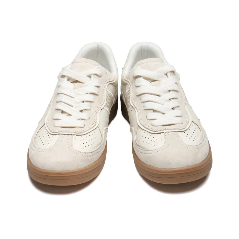 Meixi Low Top Skateboard Shoes Men's Ecru-2