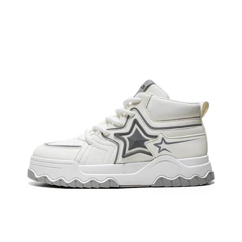 SOURCE Coverage Wear Resistant Support Height Increasing High Top Skateboard Shoes Men's-3