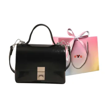 Yalu PU Handbag, Shoulder Bag, Crossbody Bag Regular Women's Black/Light Pink/White/Light Yellow
