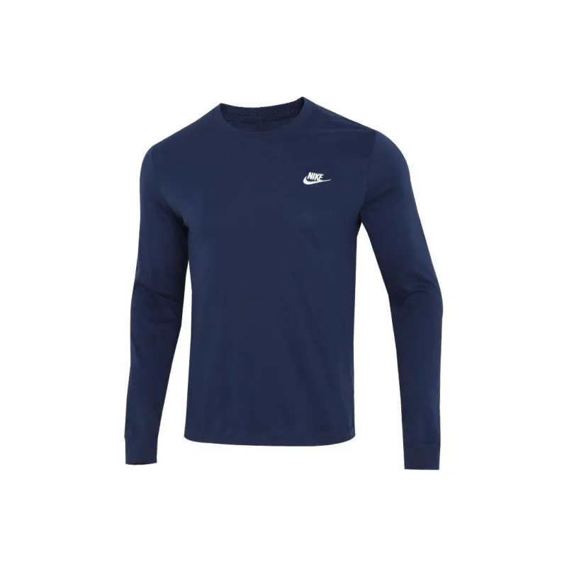 Nike T Shirts Men Blue-0