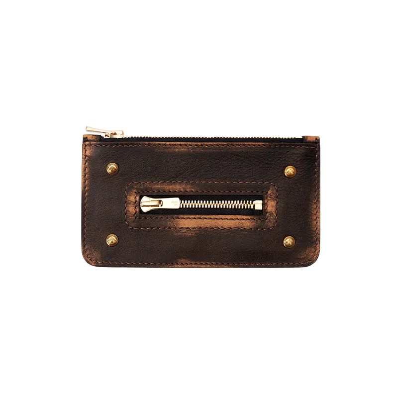 GROTTO Cow Leather Wallet Unisex Multicolor-5