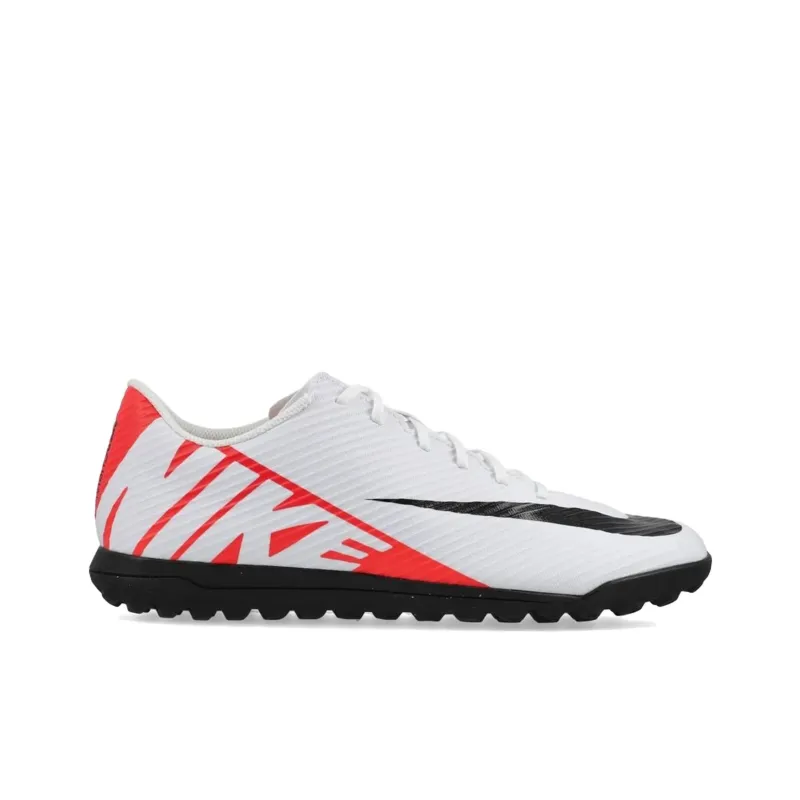 Nike Mercurial Vapor 15 Club TF Rubber Broken Studs Anti Slip Wear Resistant Soccer Shoes Unisex White-1