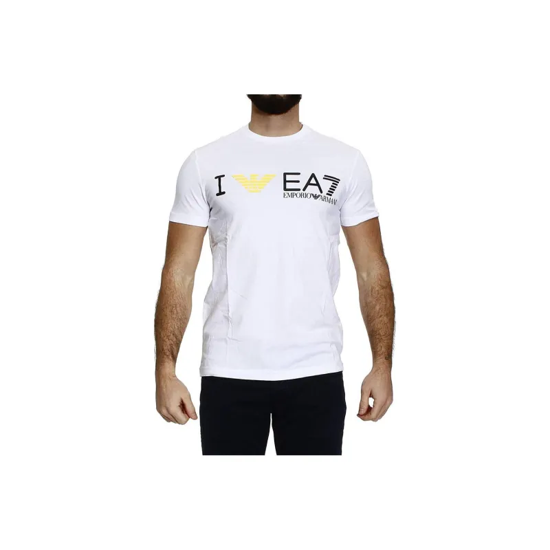 EMPORIO ARMANI EA7 T Shirts Men White-0