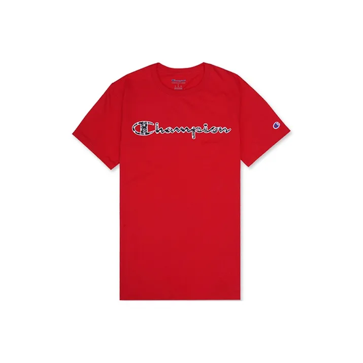 Champion T Shirt US Version Men's Red-0