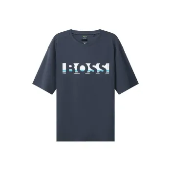 HUGO BOSS Short Sleeved T Shirts Men's Blue