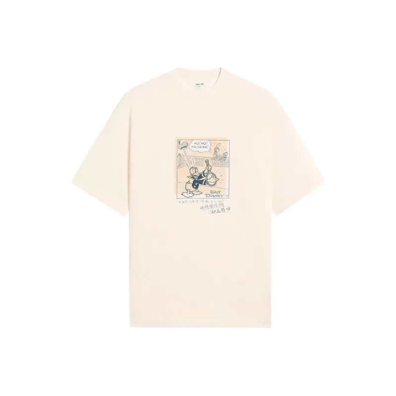 LiNing x Disney T Shirt Men's Ecru-0