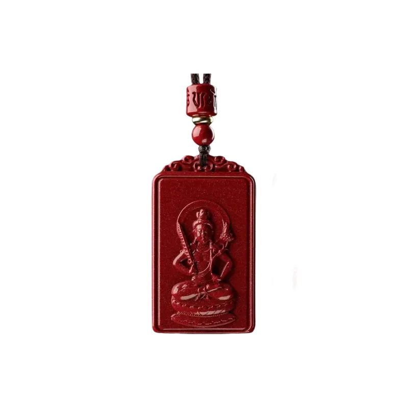 Jing Ruyu Cinnabar Necklaces Unisex-4