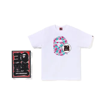 A BATHING APE Bape SS23 30th Anniversary Collection T Shirts Unisex White
