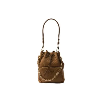 PRADA Re Nylon Recycled Polyamide Shoulder Bag Regular Women's Brown